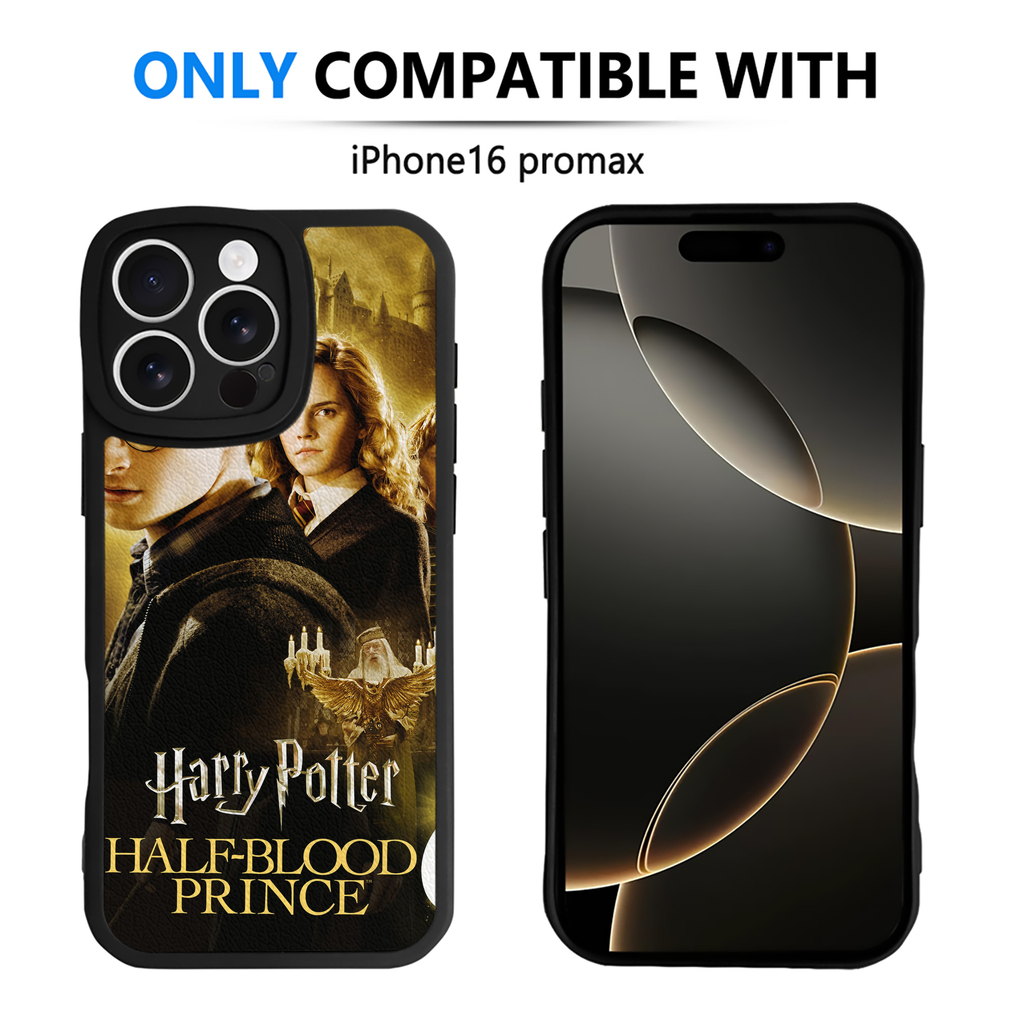 （画像用） Harry Potter ハリー・ポッターシリーズ 【iPhone 16シリーズ対応】シリコンスマホケース（レザー調） 材質：シリコン